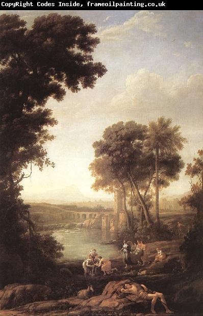 Claude Lorrain Landscape with the Finding of Moses sdfg